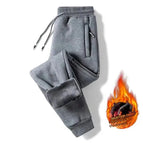 Size XL [57.50 kg-65.00 kg]] / Pocket zipper dark gray ankle-tied-fleece-lined